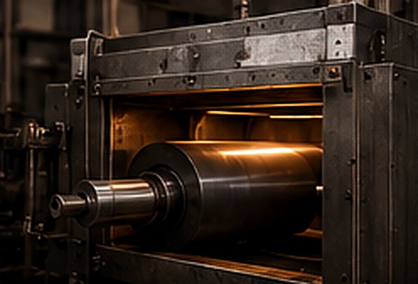 Curing to required shore hardness stage
